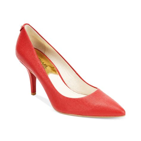 red michael kors shoes|michael kors red heels.